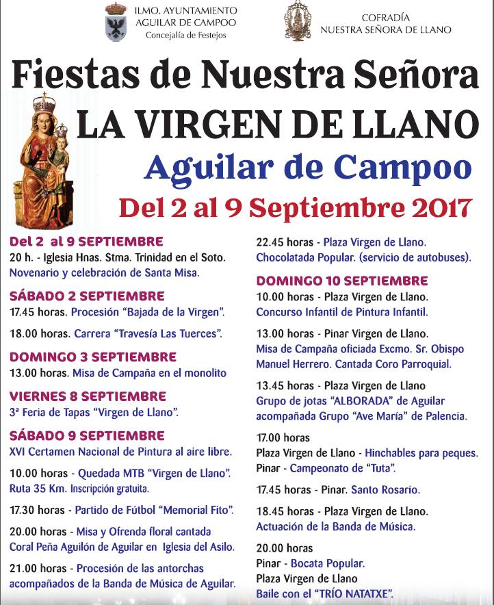 Fiestas de Nuestra Señora la Virgen del Llano 2017 Aguilar de Campoo